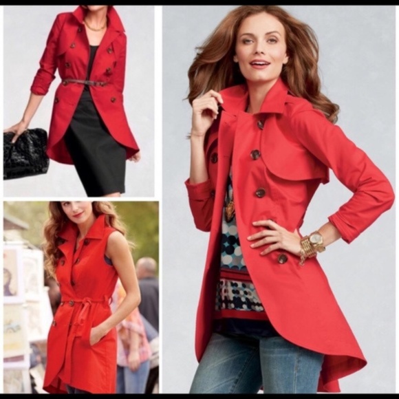 CAbi Jackets & Blazers - NWT CABI CONVERTIBLE TRENCH COAT ~ 10 ~ $168
